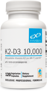 Xymogen K2-D3 10,000 supplement bottle